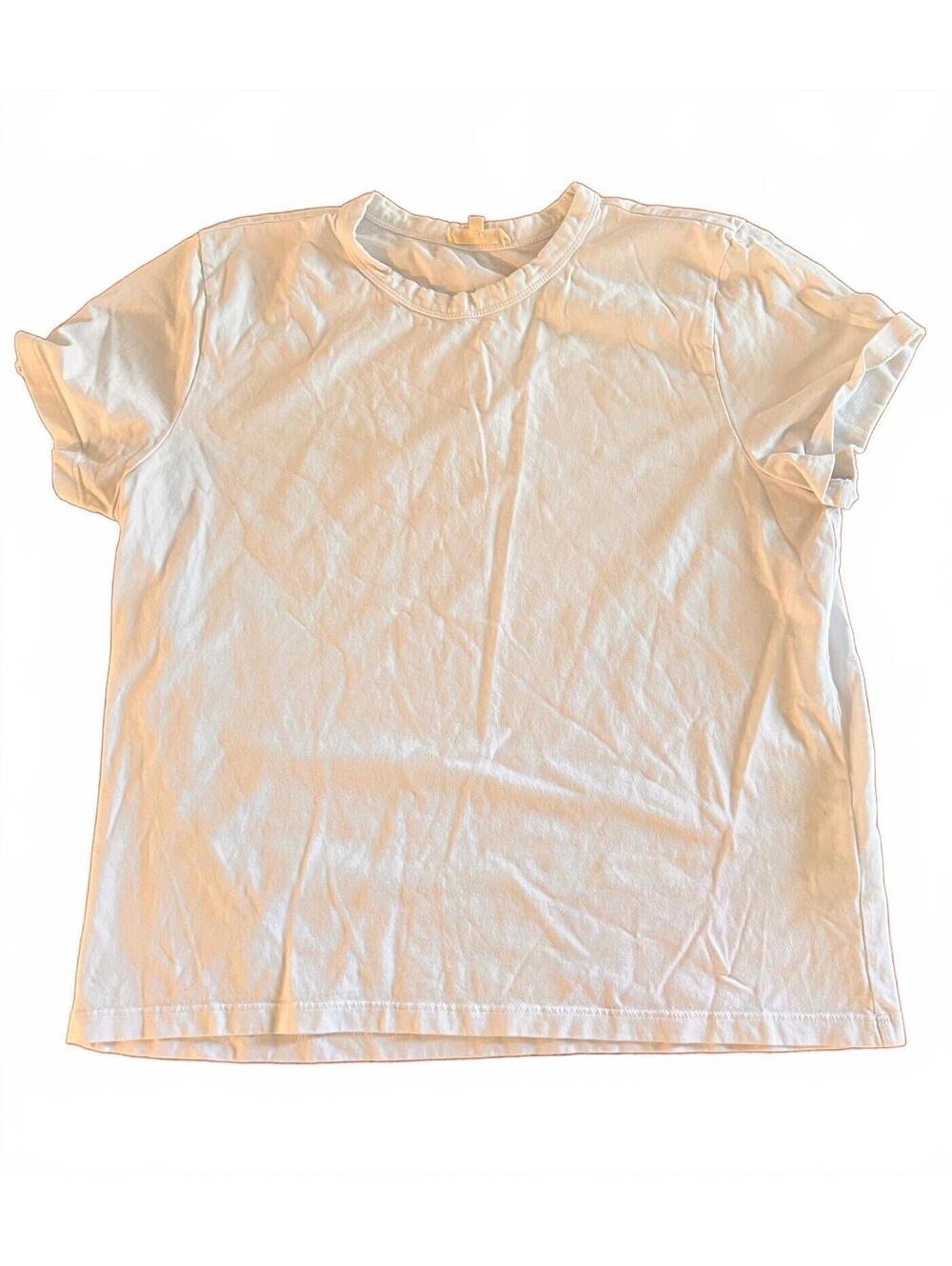 Madewell Classic White Cotton T-Shirt Size L
